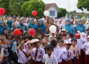 MPLS Serentak di OKI, Sukmawati Asmar Pimpin Gerakan Sekolah Ramah Anak dan Sehat