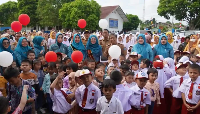 MPLS Serentak di OKI, Sukmawati Asmar Pimpin Gerakan Sekolah Ramah Anak dan Sehat