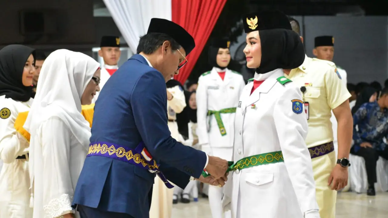 Semangat Merah Putih Berkobar, 40 Paskibraka OKI Siap Kibarkan Bendera Pusaka