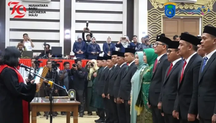 45 Anggota DPRD OKI Periode 2024-2029 Resmi Dilantik, Siap Wujudkan Aspirasi Rakyat